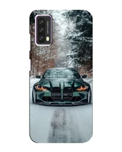 Чохол для Blackview A90 з картинкою «BMW у зимовому лісі»