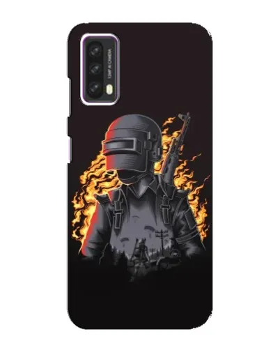 Чохол для Blackview A90 з картинкою «PUBG — вогняний силует»