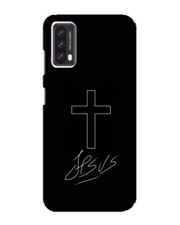 Чехол для Blackview A90 с картинкой «Графический крест Jesus»