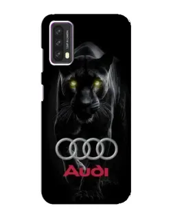 Чехол для Blackview A90 с картинкой «Пантера и Audi»