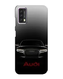Чехол для Blackview A90 с картинкой «Audi — градиентный контур»
