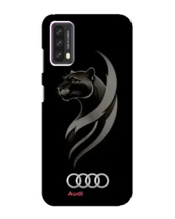 Чехол для Blackview A90 с картинкой «Графика — пантера и Audi»