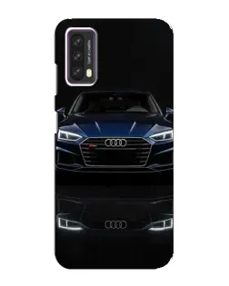 Чехол для Blackview A90 с картинкой «Audi — ночное отражение»