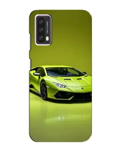 Чохол для Blackview A90 з картинкою «Салатовий Lamborghini Huracan»