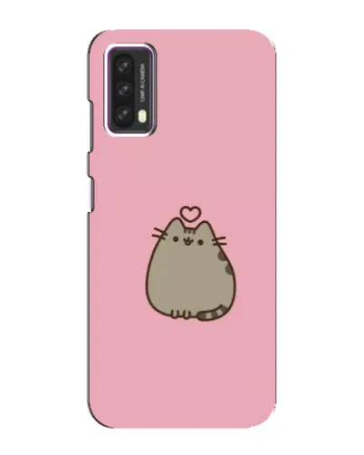 Чехол для Blackview A90 с картинкой «Pusheen сердце»