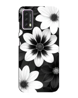 Чохол для Blackview A90 з картинкою «Монохромні айстри»