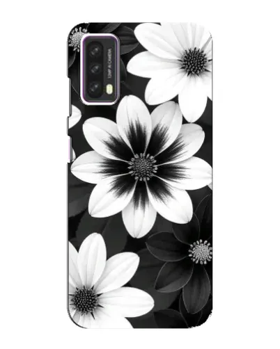 Чохол для Blackview A90 з картинкою «Монохромні айстри»