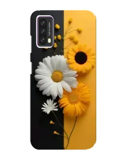 Чохол для Blackview A90 з картинкою «Соняшник та ромашка»