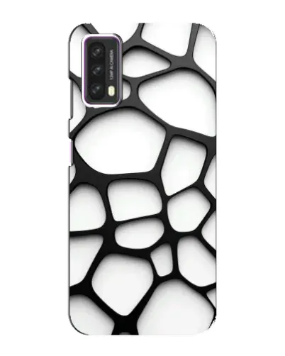 Чохол для Blackview A90 з картинкою «Біла об'ємна сітка»