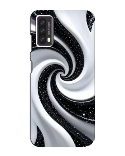 Чохол для Blackview A90 з картинкою «Чорно-біла спіраль»