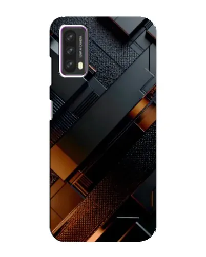 Чохол для Blackview A90 з картинкою «Чорні геометричні блоки»