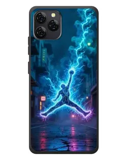 Чехол для Blackview A95 с картинкой «Jordan Gold Jumpman»