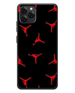Чехол для Blackview A95 с картинкой «Jordan Red Pattern»