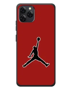 Чехол для Blackview A95 с картинкой «Jordan Red Back»