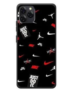 Чехол для Blackview A95 с картинкой «Nike Mix Pattern»