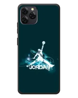 Чехол для Blackview A95 с картинкой «Jordan Blue Fire»