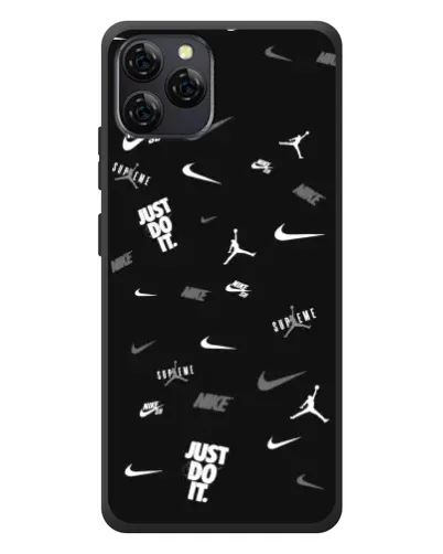 Чехол для Blackview A95 с картинкой «Nike Black Pattern» Чехол для Blackview A95 с картинкой «Nike Black Pattern»