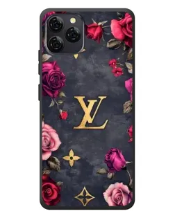 Чехол для Blackview A95 с картинкой «Цветочный Louis Vuitton»