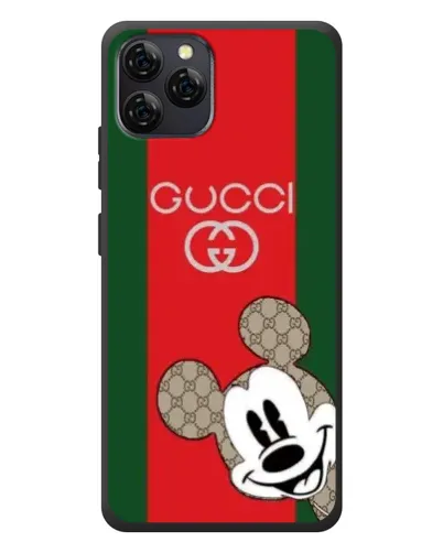 Чехол для Blackview A95 с картинкой «Gucci — полосы и Микки» Чехол для Blackview A95 с картинкой «Gucci — полосы и Микки»