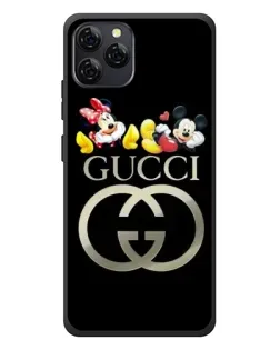 Чехол для Blackview A95 с картинкой «Gucci — герои Disney»