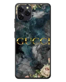 Чехол для Blackview A95 с картинкой «Абстрактные цветы Gucci»