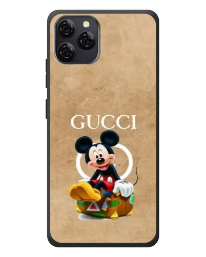 Чехол для Blackview A95 с картинкой «Микки Маус Gucci — крафт» Чехол для Blackview A95 с картинкой «Микки Маус Gucci — крафт»