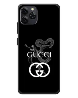 Чехол для Blackview A95 с картинкой «Gucci — серебряная змея»