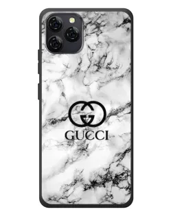 Чехол для Blackview A95 с картинкой «Gucci — мраморный шик»