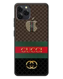Чехол для Blackview A95 с картинкой «Gucci — брендированный десерт»