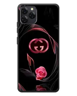 Чехол для Blackview A95 с картинкой «Gucci — неоновая роза»