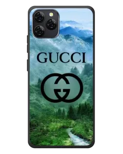 Чехол для Blackview A95 с картинкой «Gucci — горный пейзаж»