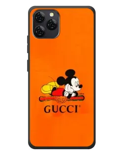 Чехол для Blackview A95 с картинкой «Микки Маус Gucci — оранж»