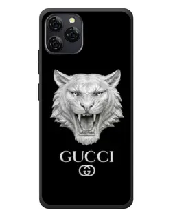 Чехол для Blackview A95 с картинкой «Gucci — серебряный лев»