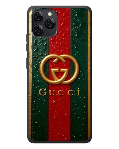 Чехол для Blackview A95 с картинкой «Gucci — фирменная полоса и золото» Чехол для Blackview A95 с картинкой «Gucci — фирменная полоса и золото»