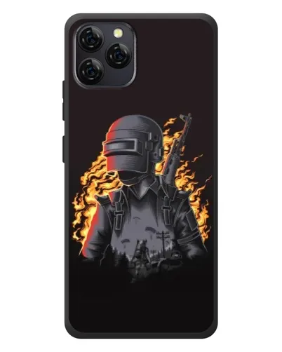 Чохол для Blackview A95 з картинкою «PUBG — вогняний силует» Чохол для Blackview A95 з картинкою «PUBG — вогняний силует»