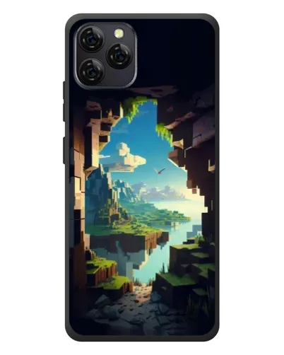 Чехол для Blackview A95 с картинкой «Вид из пещеры»