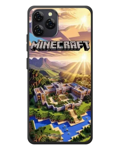 Чехол для Blackview A95 с картинкой «Minecraft панорама»