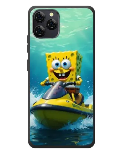 Чехол для Blackview A95 с картинкой «Спанч Боб на гидроцикле» Чехол для Blackview A95 с картинкой «Спанч Боб на гидроцикле»