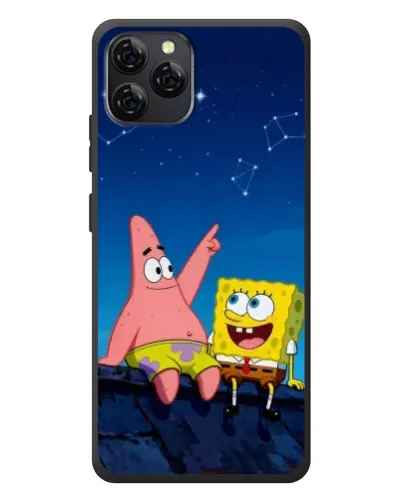 Чехол для Blackview A95 с картинкой «Губка Боб и Патрик ночью» Чехол для Blackview A95 с картинкой «Губка Боб и Патрик ночью»