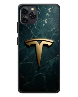 Чохол для Blackview A95 з картинкою «Мармурова Tesla Gold»