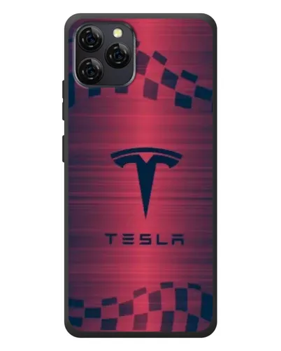 Чохол для Blackview A95 з картинкою «Тесла червоний карбон» Чохол для Blackview A95 з картинкою «Тесла червоний карбон»
