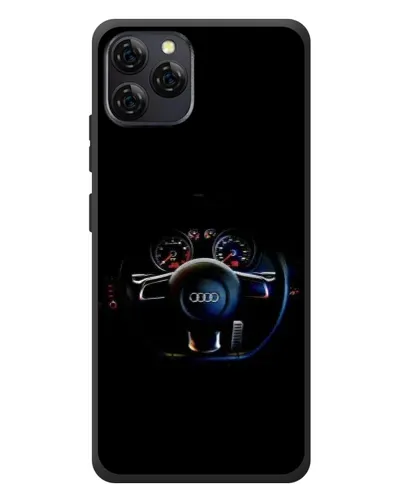 Чехол для Blackview A95 с картинкой «Салон Audi — руль» Чехол для Blackview A95 с картинкой «Салон Audi — руль»