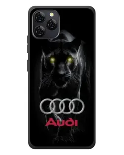 Чехол для Blackview A95 с картинкой «Пантера и Audi»
