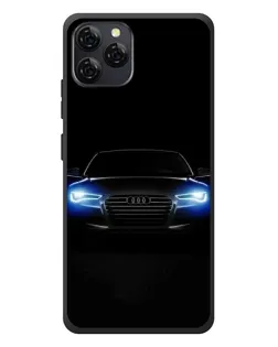 Чехол для Blackview A95 с картинкой «Audi в неоне»