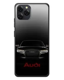 Чехол для Blackview A95 с картинкой «Audi — градиентный контур»
