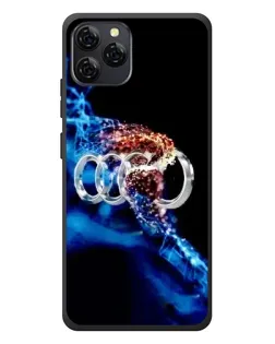 Чехол для Blackview A95 с картинкой «Энергия лого Audi»