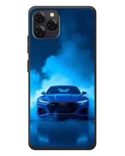 Чехол для Blackview A95 с картинкой «Audi — голубая энергия»