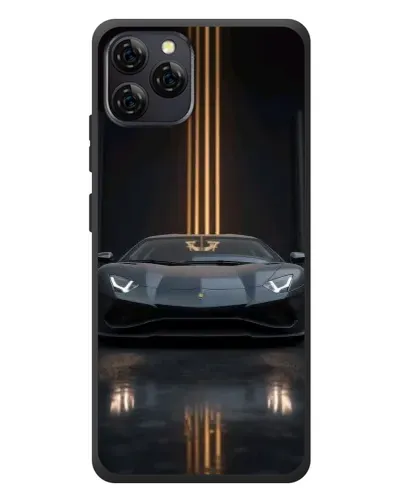Чохол для Blackview A95 з картинкою «Lamborghini золоті лінії»