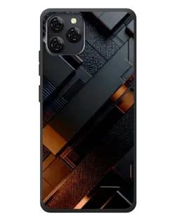 Чохол для Blackview A95 з картинкою «Чорні геометричні блоки» Чохол для Blackview A95 з картинкою «Чорні геометричні блоки»