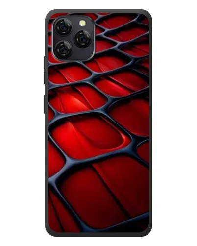 Чохол для Blackview A95 з картинкою «Червона глянцева сітка»